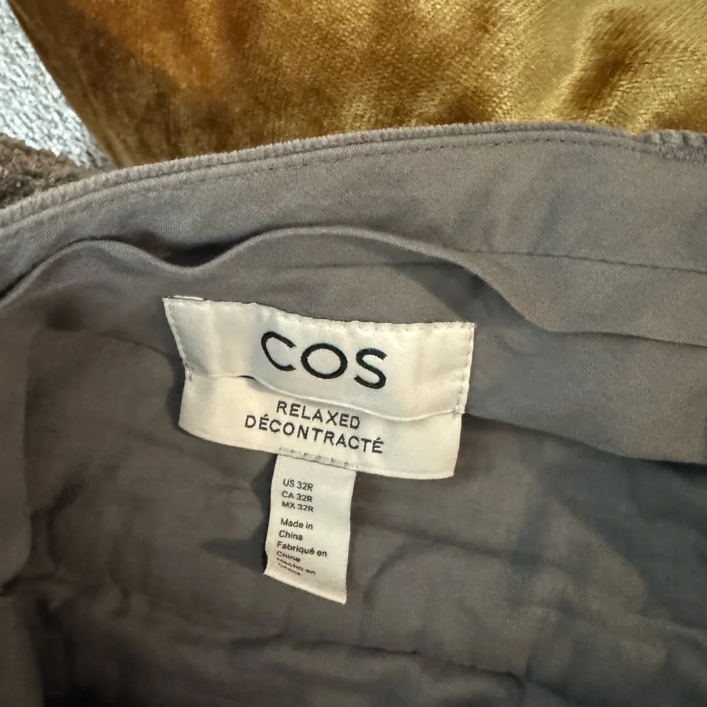 Men's Gray Corduroy Pants - Picture 9 of 9